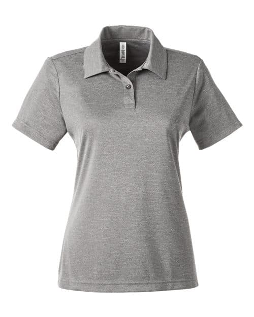 Team 365 Women's Zone Sonic Heather Performance Polo thumbnail 3