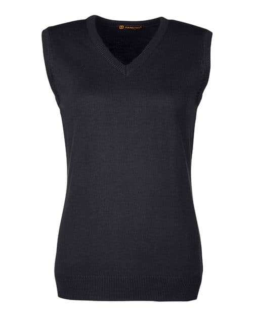 Harriton Women's Pilbloc™ V-Neck Sweater Vest thumbnail 3