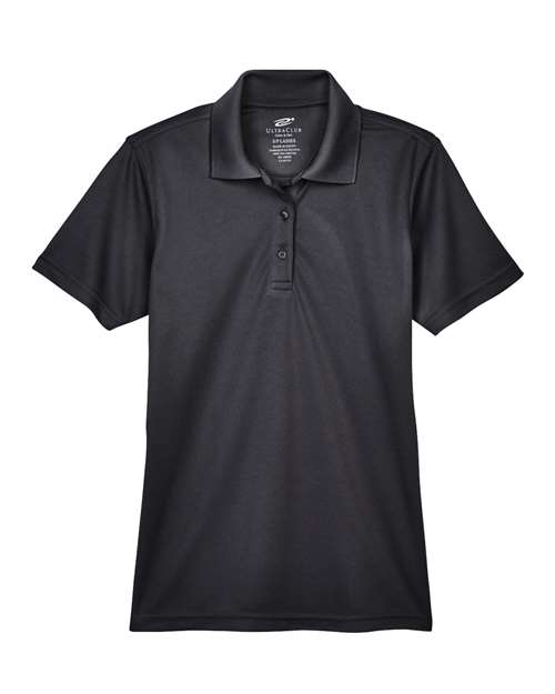 UltraClub Women's Cool & Dry Mesh Piqué Polo thumbnail 3