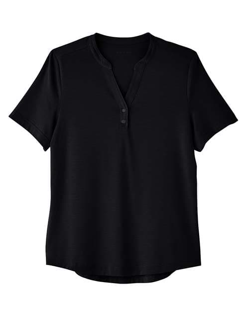North End Women's JAQ Snap-Up Stretch Performance Polo thumbnail 3