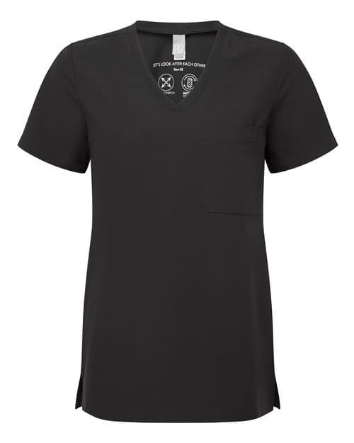 Onna Women's Limitless V-Neck Stretch Scrub Top thumbnail 3