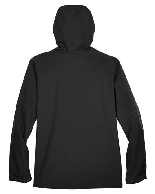 North End Men's Prospect Two-Layer Fleece Bonded Soft Shell Hooded Jacket thumbnail 4