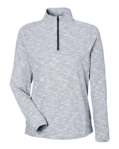 North End Women's Eclipse Jacquard Quarter-Zip Pullover thumbnail 3