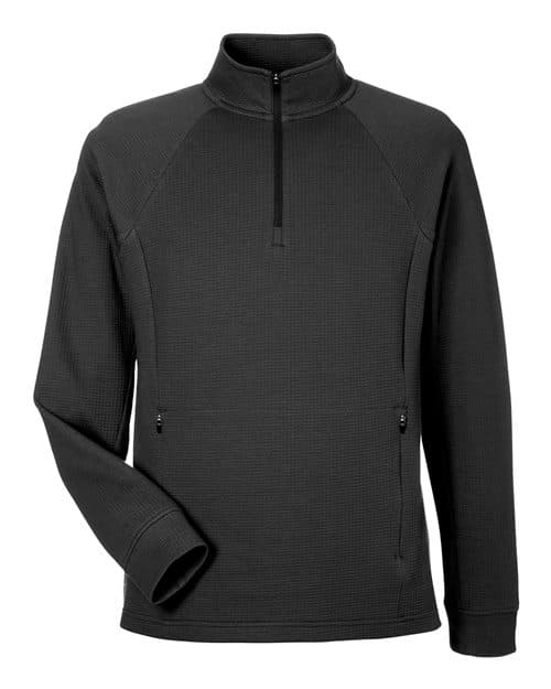 North End Men's Rhythm Waffle Quarter-Zip Pullover thumbnail 3