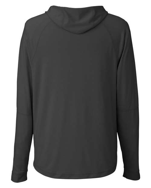 North End Unisex JAQ Stretch Performance Hooded Long Sleeve T-Shirt thumbnail 4