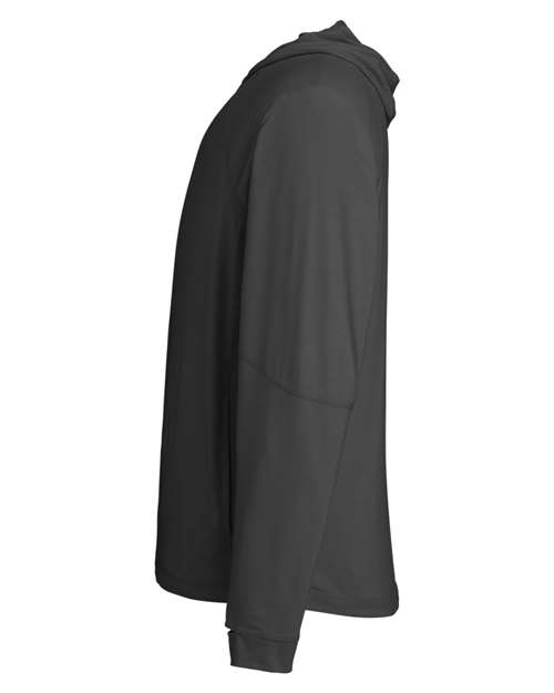 North End Unisex JAQ Stretch Performance Hooded Long Sleeve T-Shirt thumbnail 6