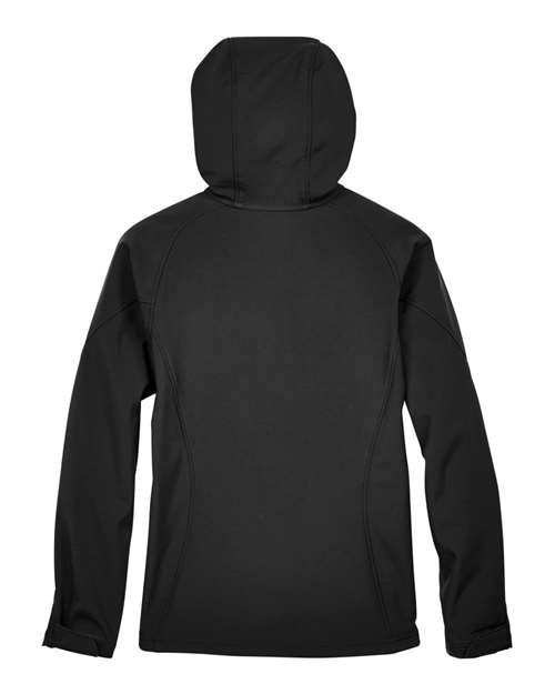 North End Women's Prospect Two-Layer Fleece Bonded Soft Shell Hooded Jacket thumbnail 4