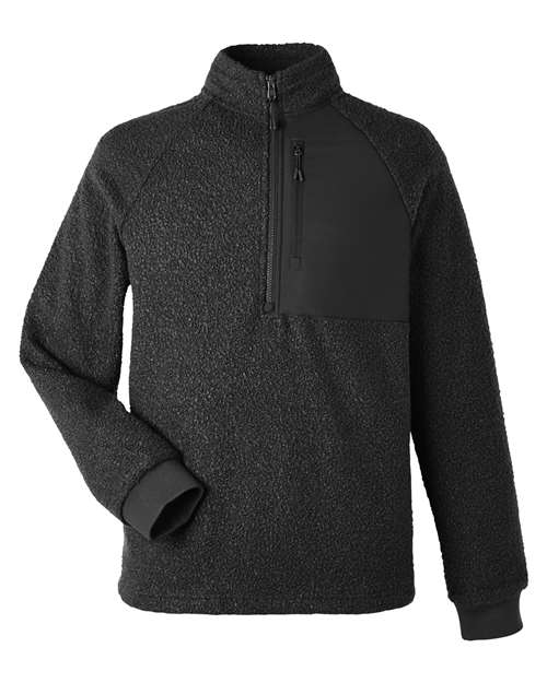 North End Men's Aura Sweater Fleece Quarter-Zip Pullover thumbnail 3