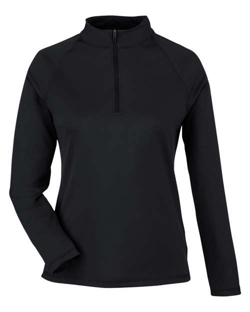 North End Women's Express Tech Performance Pique Quarter-Zip Pullover thumbnail 3