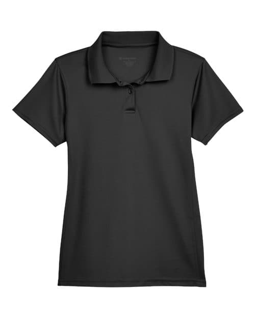 Harriton Women's Polyester Jersey Polo thumbnail 3