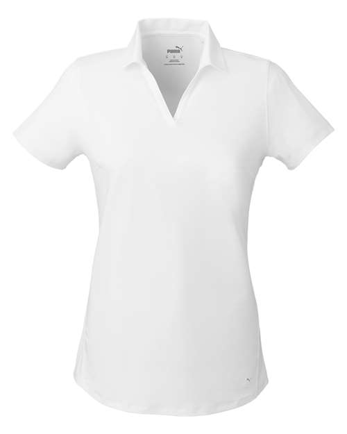 Puma Golf Women's Cloudspun Free V-neck Polo thumbnail 3