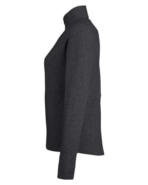 North End Women's Spirit Textured Quarter-Zip Pullover thumbnail 6