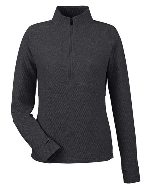 North End Women's Spirit Textured Quarter-Zip Pullover thumbnail 3