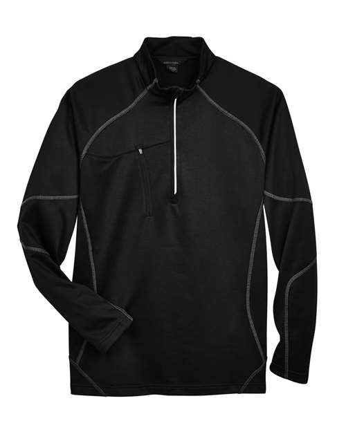 North End Men's Catalyst Performance Fleece Quarter-Zip Pullover thumbnail 3