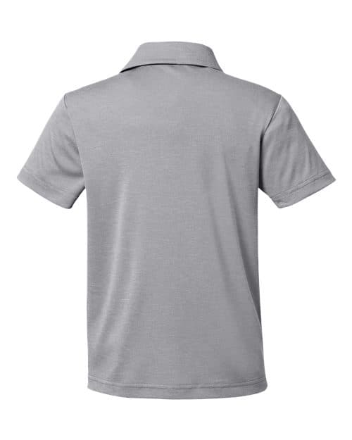 Team 365 Youth Zone Sonic Heather Performance Polo thumbnail 4