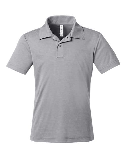 Team 365 Youth Zone Sonic Heather Performance Polo thumbnail 3
