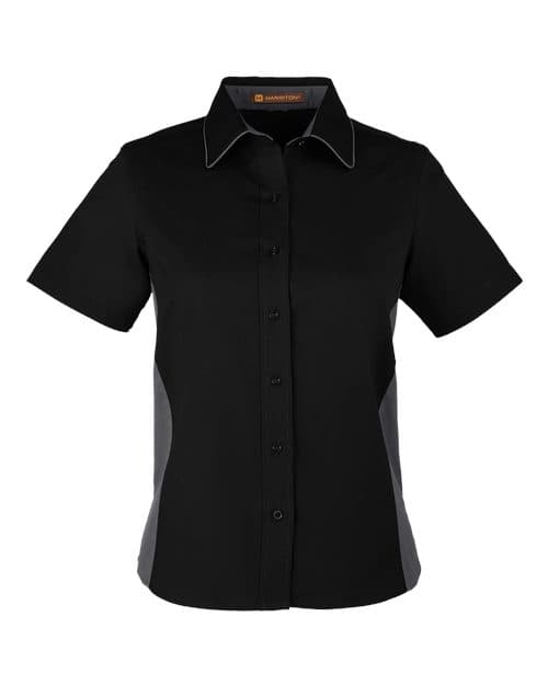 Harriton Women's Flash IL Colorblock Shirt thumbnail 3