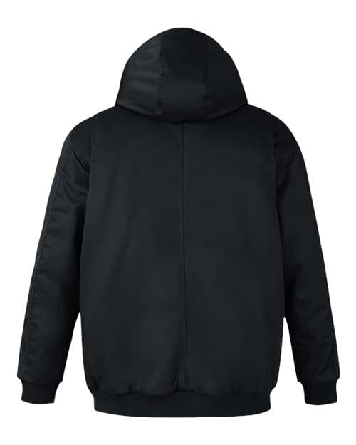 Harriton Unisex ClimaBloc® Heavyweight Hooded Full-Zip Jacket thumbnail 4