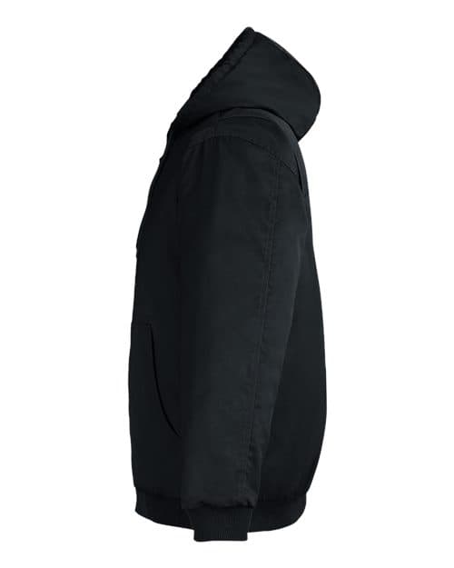 Harriton Unisex ClimaBloc® Heavyweight Hooded Full-Zip Jacket thumbnail 6