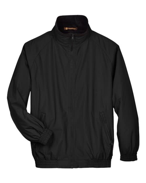 Harriton Unisex Fleece Lined Nylon Jacket thumbnail 3