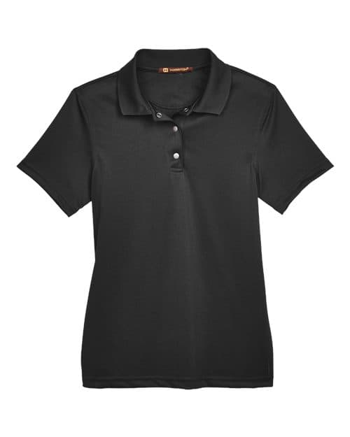 Harriton Women's Advantage Snag Protection Plus IL Snap Placket Polo thumbnail 3