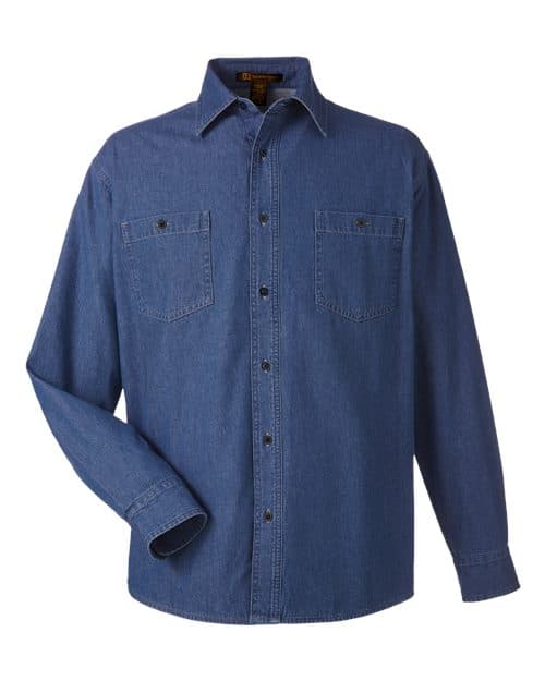 Harriton Unisex Denim Shirt Jacket thumbnail 3