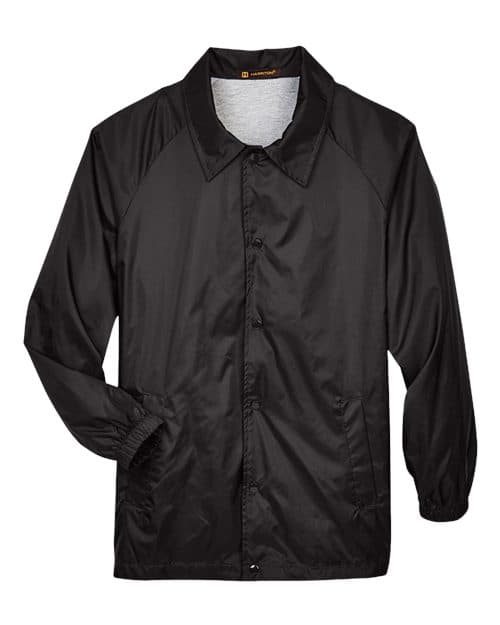 Harriton Unisex Nylon Staff Jacket thumbnail 3