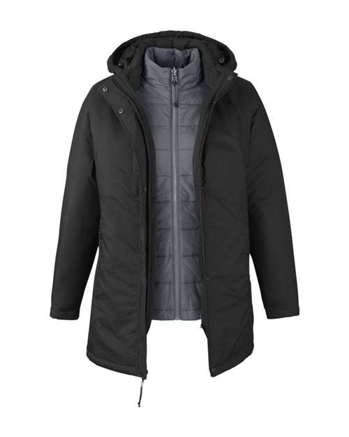 CORE365 Women's Inspire 3-in-1 Jacket with Insulated Liner thumbnail 3