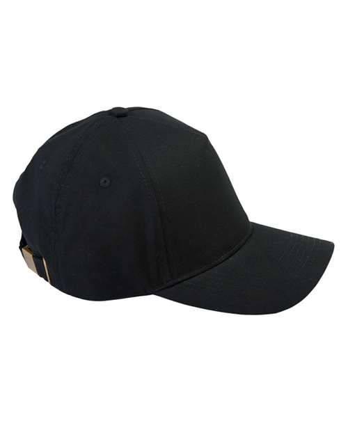 Big Accessories Five-Panel Brushed Twill Cap thumbnail 2