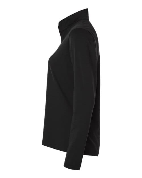 Adidas Women's Textured Stripe Quarter-Zip Pullover thumbnail 6