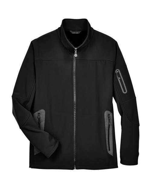 North End Men's Three Layer Fleece Bonded Shell Technical Jacket thumbnail 3