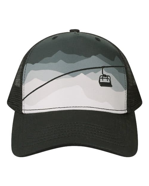 LOCALE Printed Five-Panel Trucker Cap thumbnail 2