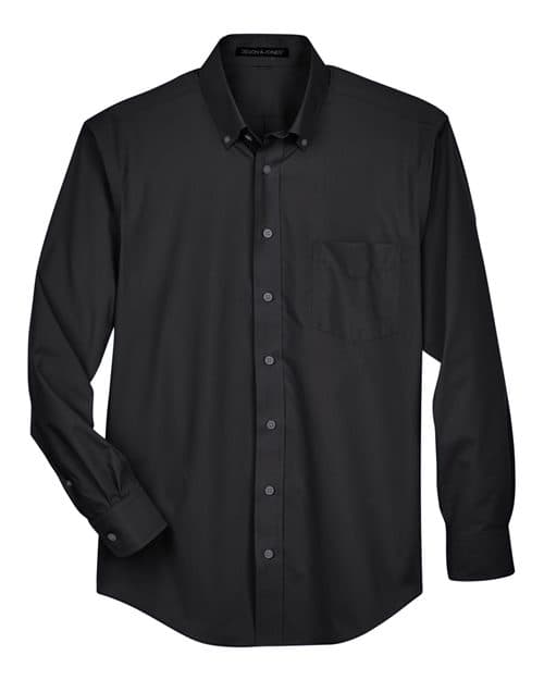 Devon & Jones Men's Crown Collection® Broadcloth Woven Dress Shirt thumbnail 3