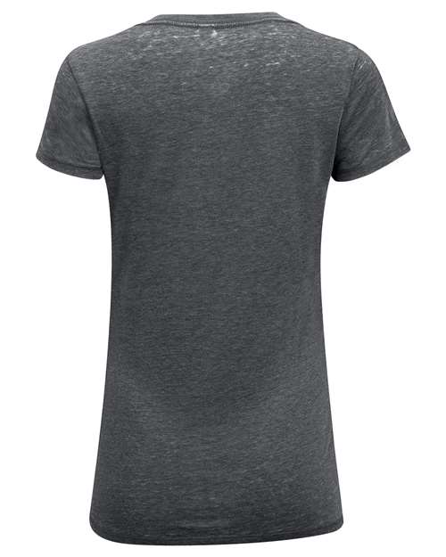 Threadfast Apparel Women's Vintage Dye V-Neck T-Shirt thumbnail 4
