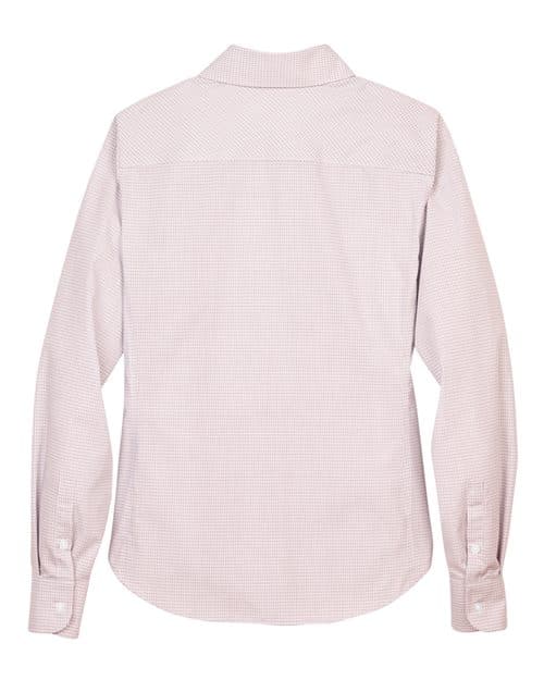 Devon & Jones Women's Crown Collection® Micro Tattersall Woven Dress Shirt thumbnail 4