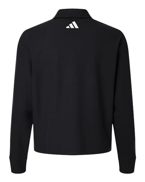 Adidas Women's Beyond Long Sleeve Loose Polo thumbnail 4