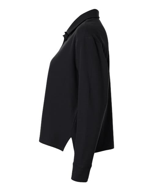Adidas Women's Beyond Long Sleeve Loose Polo thumbnail 6