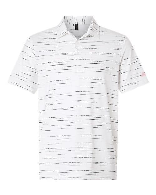 Adidas Men's Ultimate365 Mesh Glimmer Print Polo thumbnail 3