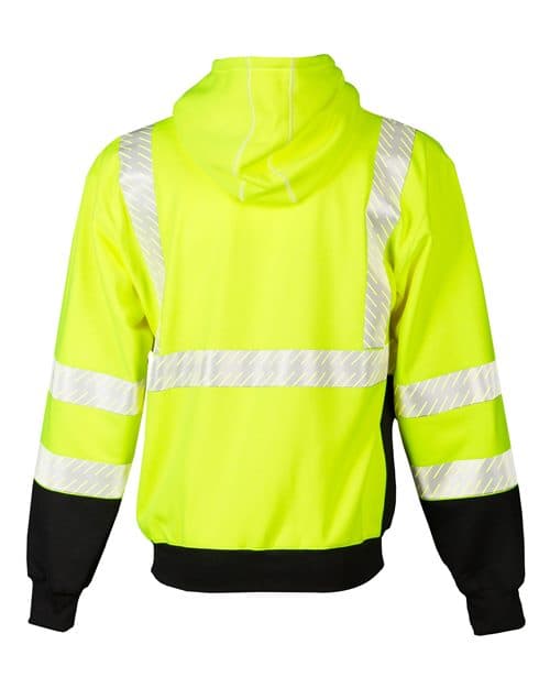 Kishigo Unisex FR Full-Zip Hooded Sweatshirt thumbnail 3