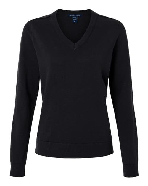 Devon & Jones Women's New Classics V-Neck Sweater thumbnail 3