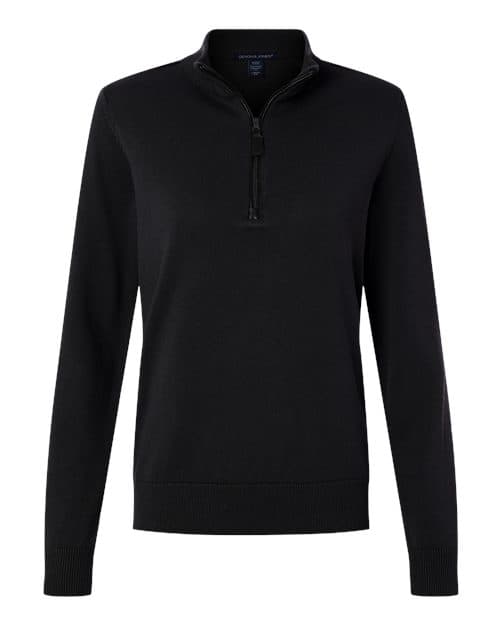 Devon & Jones Women's New Classics Quarter-Zip Sweater thumbnail 3