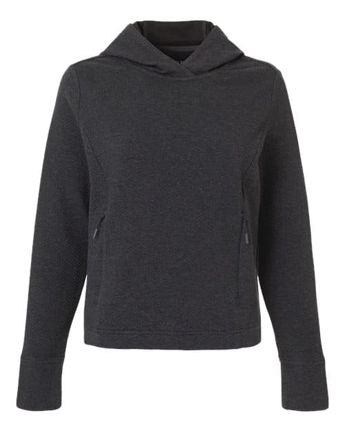 North End Women's Spirit Textured Hooded Pullover thumbnail 3