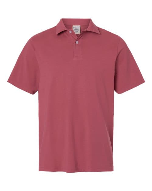 ComfortWash by Hanes Men's Garment-Dyed Jersey Polo thumbnail 3
