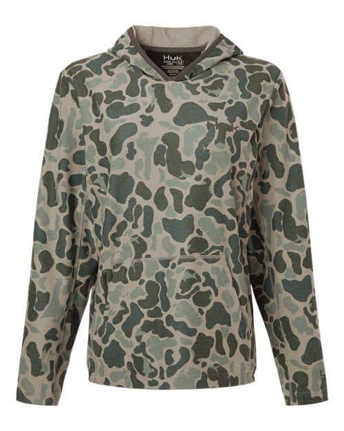 HUK Women's Coldfront+ KC Print Hooded Sweatshirt thumbnail 3