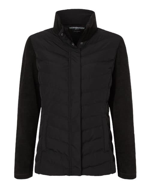 Weatherproof Women's Mixed Media Chevron Jacket thumbnail 3