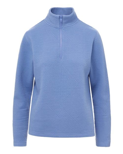 MV Sport Women's Zelda Zig Zag Quarter-Zip Pullover thumbnail 2