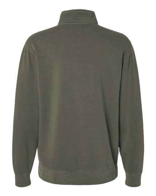 Independent Trading Co. Unisex Pigment-Dyed Quarter-Zip Pullover thumbnail 4