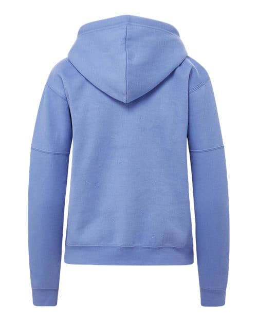 MV Sport Women's Vintage Fleece Hooded Full-Zip Sweatshirt thumbnail 3