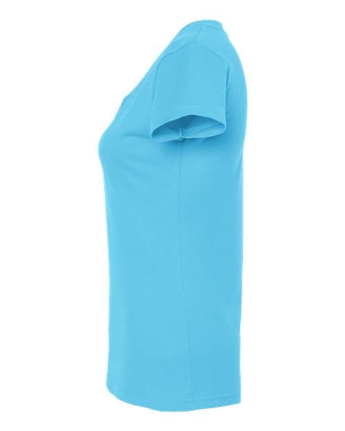Tultex Women's Fine Jersey V-Neck T-Shirt thumbnail 6