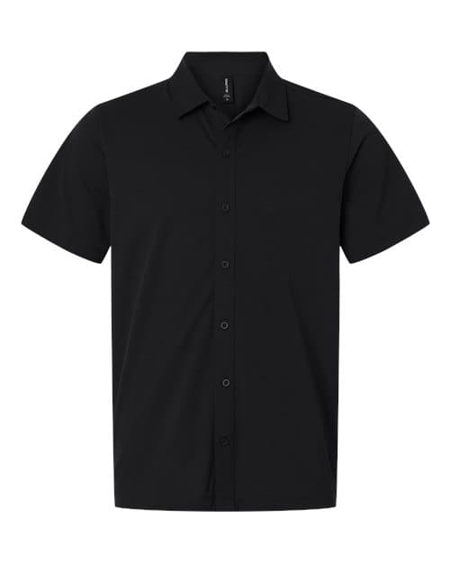 AllPro Men's Pro-Flex Sorona® Button Down Short Sleeve Shirt thumbnail 3